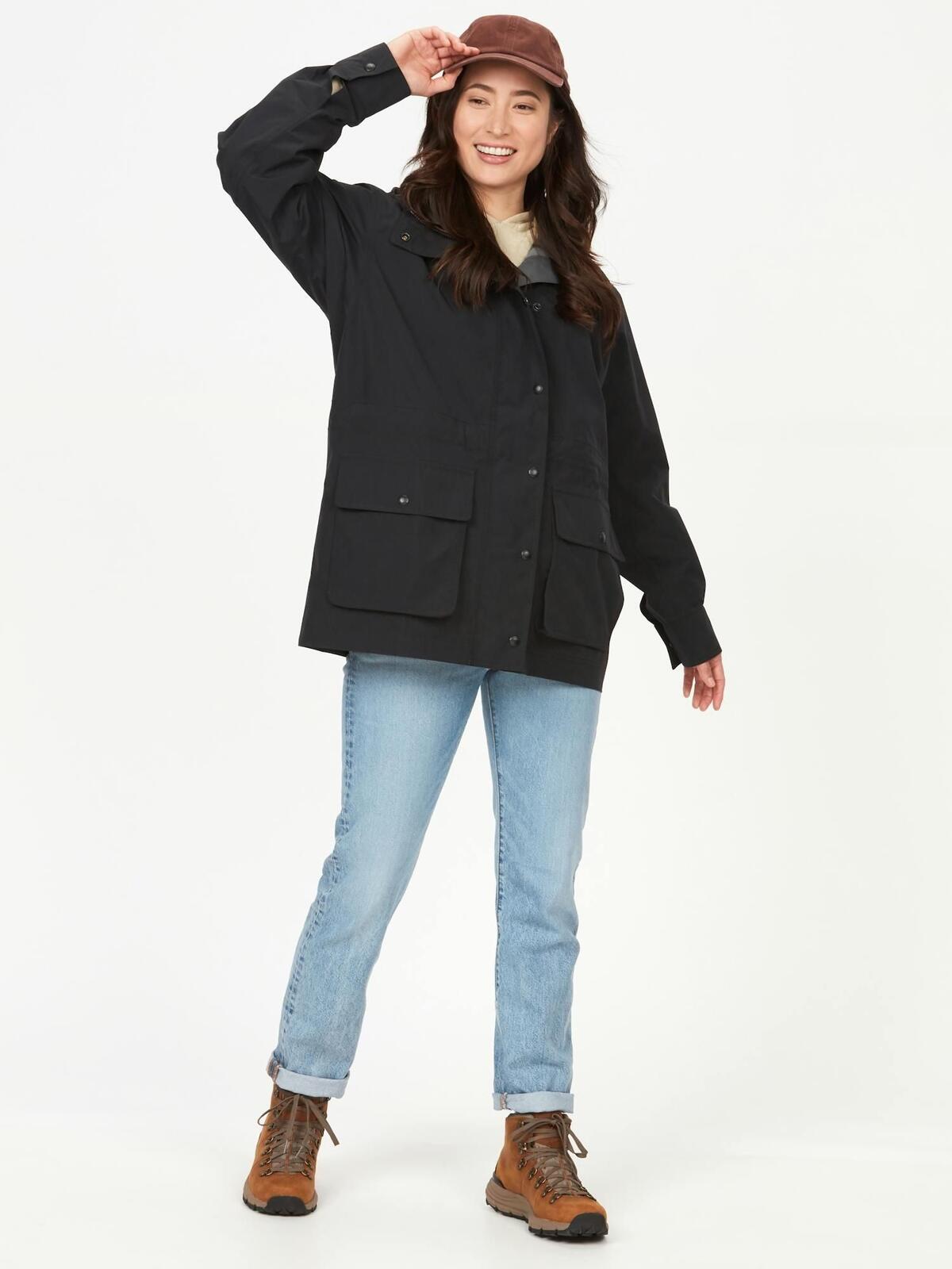 Marmot Women's '78 All-Weather Rain Parka (Fall 2025) in Black