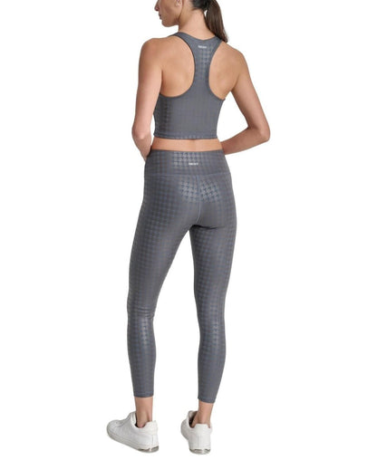 Dkny Sport Women's Cropped Racerback Tank Top - Turbulence