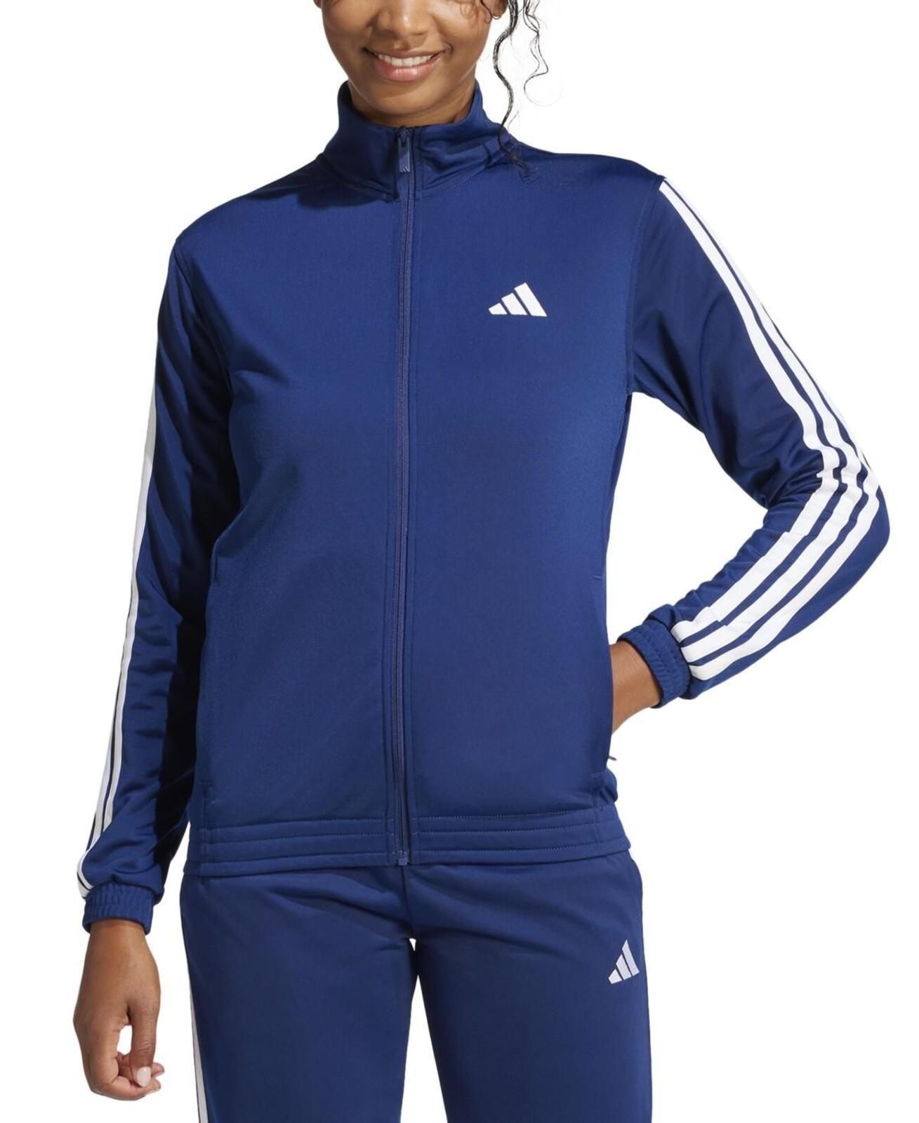 Adidas Tricot 3-Stripes Track Top - Blue - XL