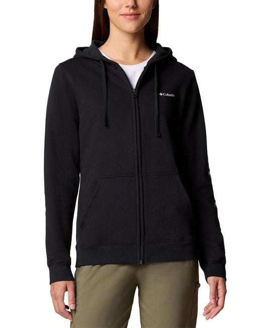 Columbia Women's Cape Lacey Graphic Full-Zip Hoodie - Black