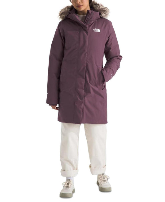 The North Face Women's Arctic Hooded Faux-Fur-Trim Parka - Midnight Mauve