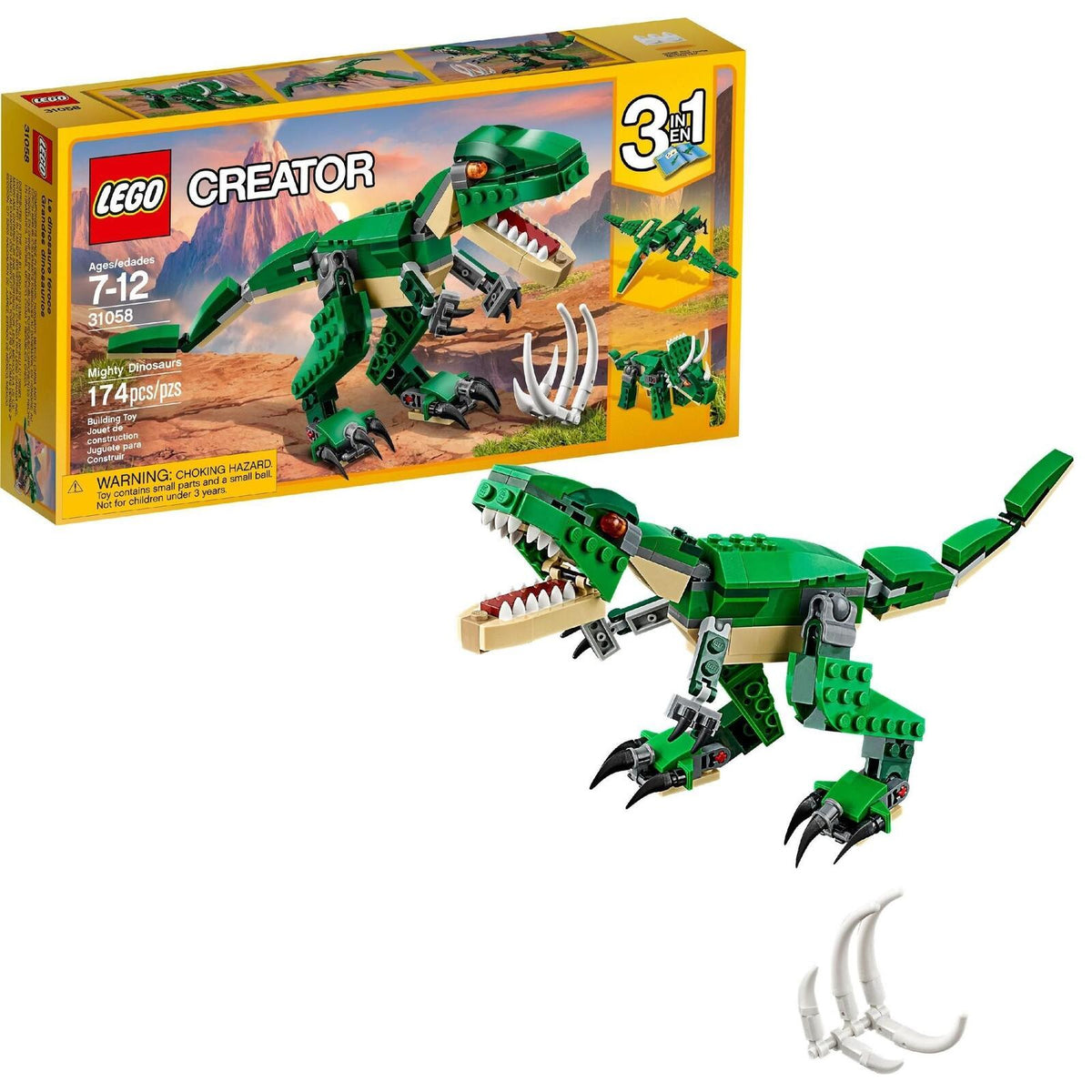 LEGO Creator: Mighty Dinosaurs (3-in-1) - #31058