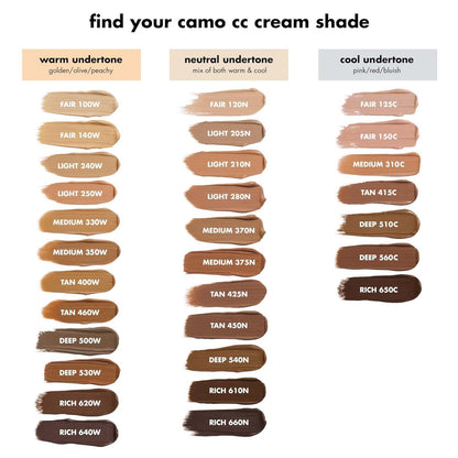 e.l.f. Camo CC Cream SPF 30 Full Coverage Semi-Matte Color Correcting - MEDIUM 375N