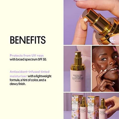 Winky Lux White Tea Tinted Moisturizer SPF 30, 1 Oz. - Medium Deep