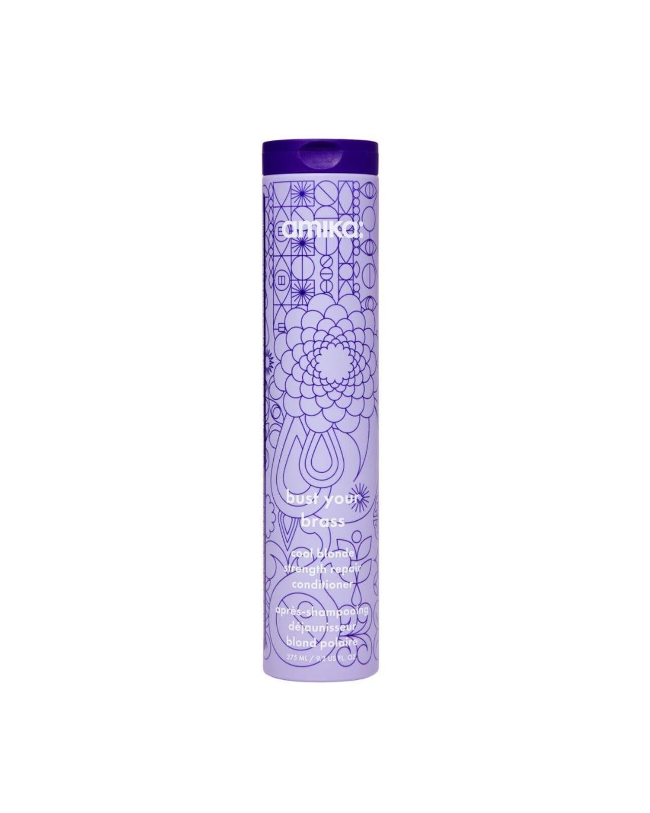 Amika Bust Your Brass - Cool Blond Strength Repair Conditioner - 8.5oz