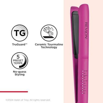 Revlon Easy Heat Precision Hair Flat Iron - 1": Ceramic