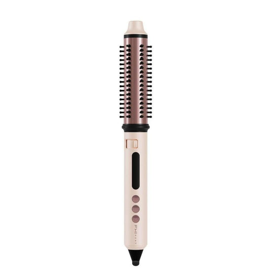 FHI Heat SwiftStyler Retractable Speed Styler Heating Curling Brush - Light Pink - 1"x1": Ceramic, All Hair Types, 5 Settings