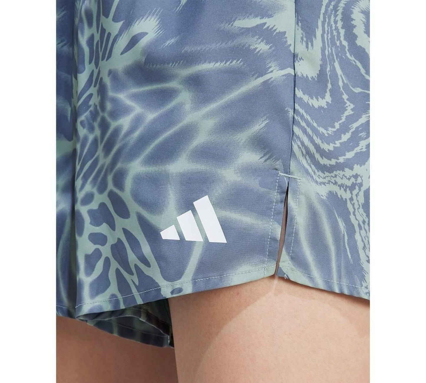 Adidas Training Essentials Clima-Cool Short, Print Green SilGrn - XS