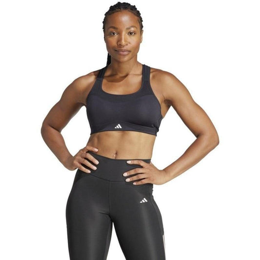 Adidas Women's TLRDIM High Support Sports Bra Black, Large C/D Cup