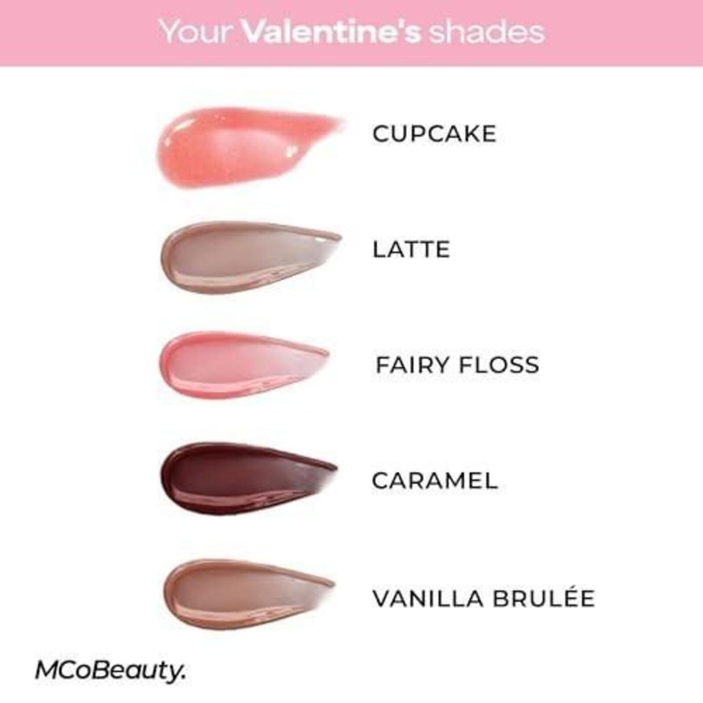 MCoBeauty Sweetheart Peptide Lip Treatment Set - Peptide Lip Gloss Balm & Tint Kit