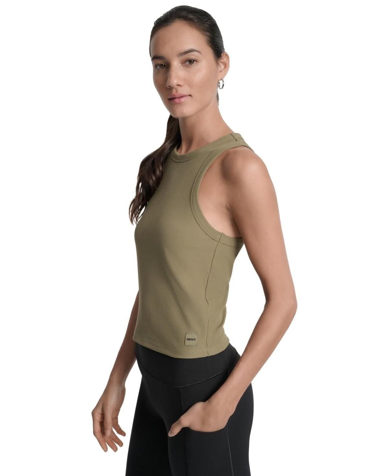 DKNY Sport Tank Top, Olive Green - M