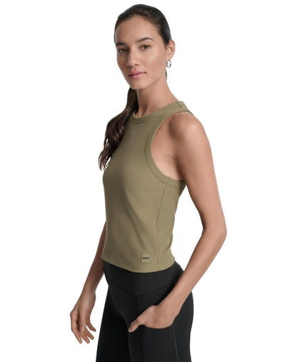 DKNY Sport Tank Top, Olive Green - M