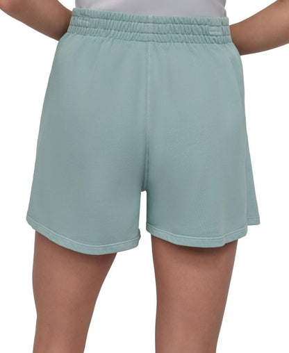 Dkny Women's Stretch Cotton Shorts - Mineral Green - Size XS