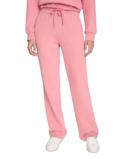 Calvin Klein Women's Fleece High-Waist Angled-Pocket Sweatpants - Brandied Apricot