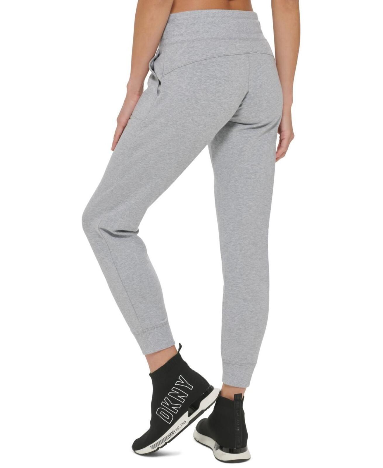 Dkny Sport Women's Logo-Drawstring Fleece Jogger Sweatpants - Sand/sand