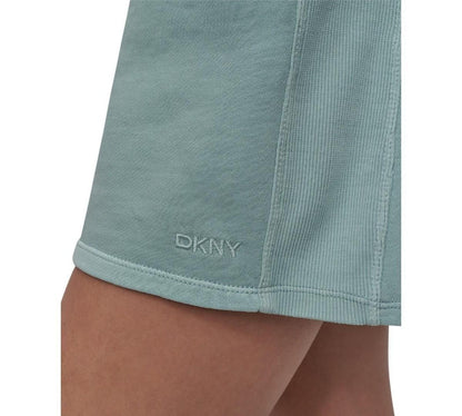 Dkny Women's Stretch Cotton Shorts - Mineral Green - Size XS