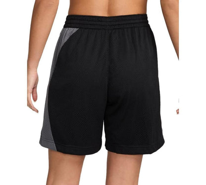 Nike Women's Essential Dri-fit Mesh Basketball Shorts - Black/iron Grey/white