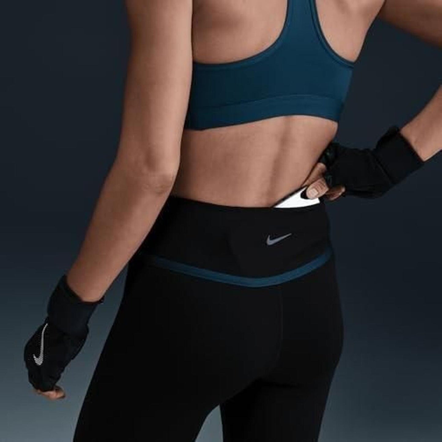 Nike One Leggings XSmall Black/Armory Navy/Black
