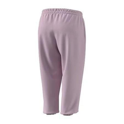 Adidas Plus Size Essentials Full-Length Drawstring Joggers - Clpink/whi