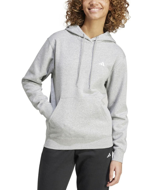 Adidas Essentials Feel Cozy Sportswear Hoodie - Medium - Heather Gray