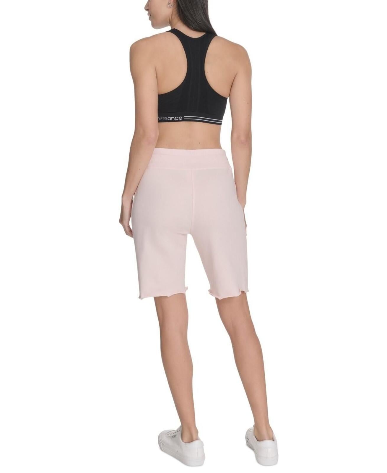 Calvin Klein Women's Performance Drawstring Shorts - Cloud Pink