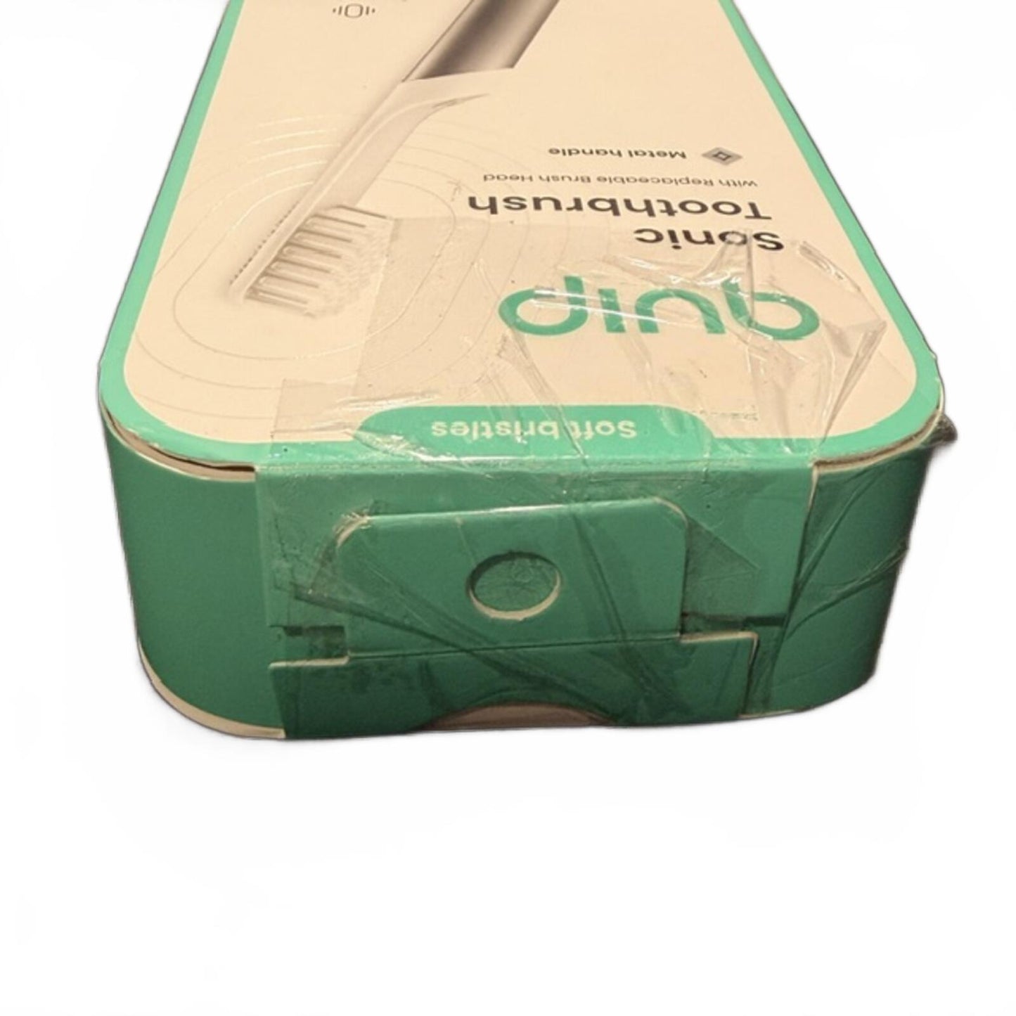 quip New Sonic Toothbrush with Metal Handle and Timer -Black Gunmetal