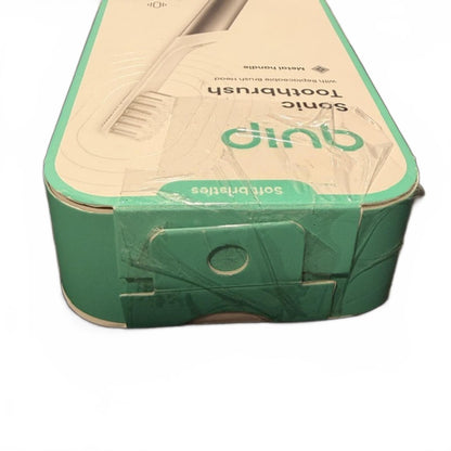quip New Sonic Toothbrush with Metal Handle and Timer -Black Gunmetal