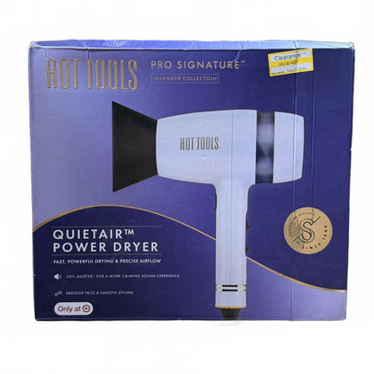 Hot Tools Pro Signature Collection QuietAir Power Hair Dryer - Lavender