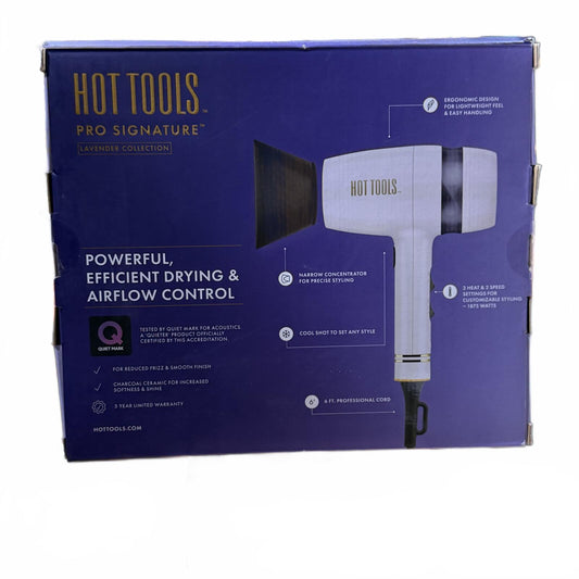 Hot Tools Pro Signature Collection QuietAir Power Hair Dryer - Lavender