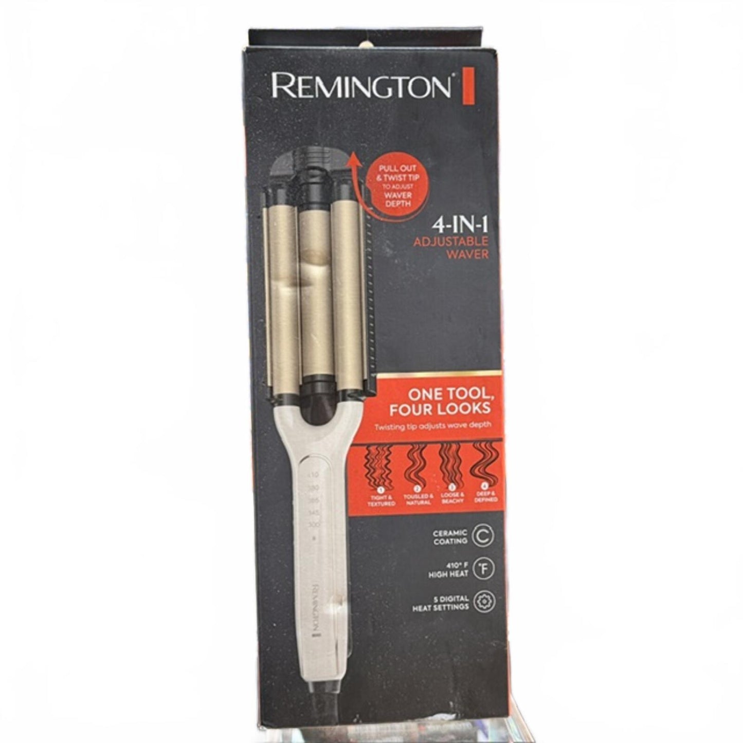 Remington Pro 4-in-1 Adjustable Waver Ceramic