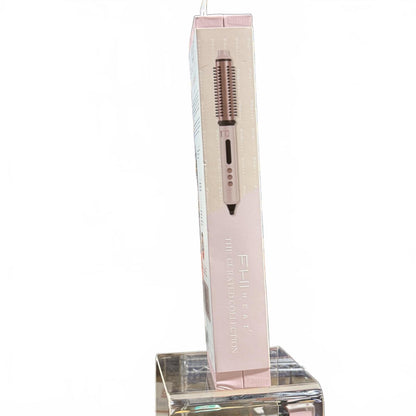 FHI Heat SwiftStyler Retractable Speed Styler Heating Curling Brush - Light Pink - 1"x1": Ceramic, All Hair Types, 5 Settings