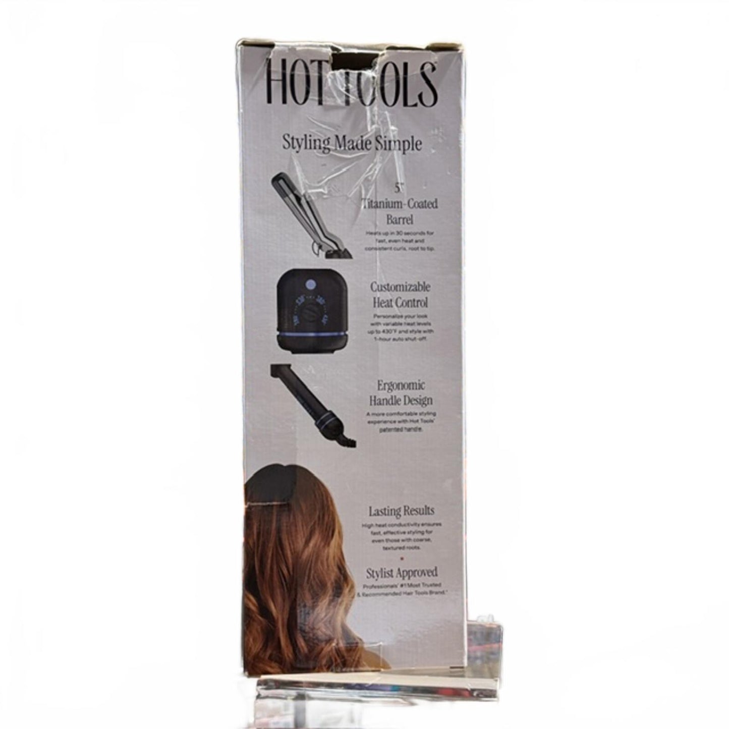 Hot Tools 1 1/4" Titanium Curling Iron: Hair Styling, Curling, Electric, All Hair Types
