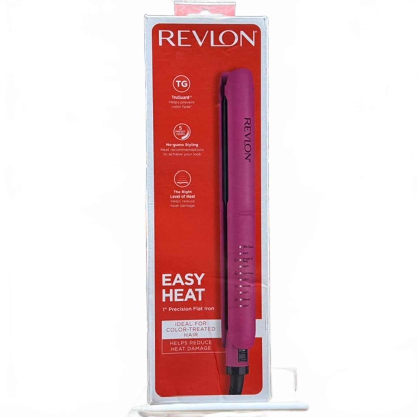 Revlon Easy Heat Precision Hair Flat Iron - 1": Ceramic