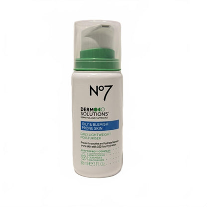 No 7 Derm Solutions Lightweight Moisturizer - Oily & Blemish Orine Skin - 3oz