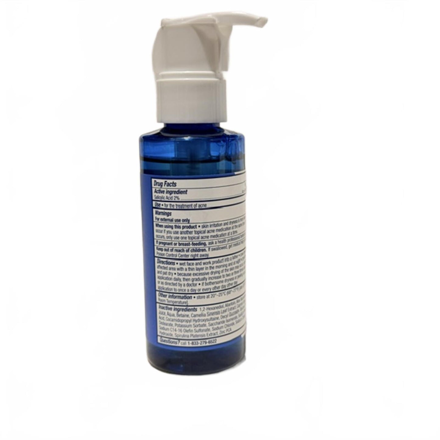 PanOxyl Acne Gel Wash for Face with 2% Salicylic Acid - 3oz Paraben-Free, Hypoallergenic, Sulfate-Free