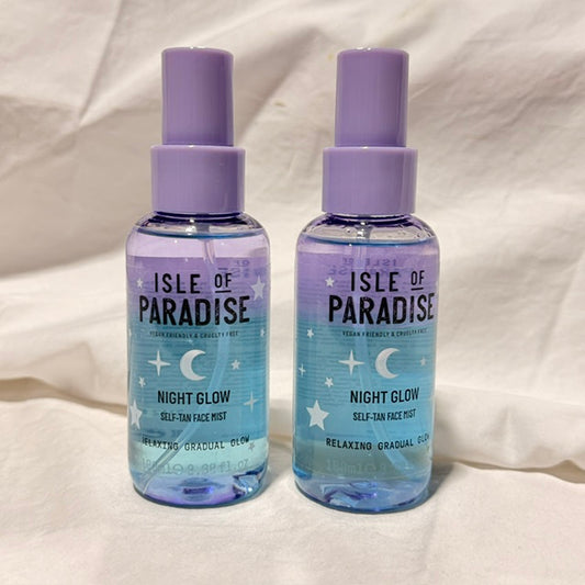 Set of 2 - Isle of Paradise Night Glow Self Tan Face Mist 100ml