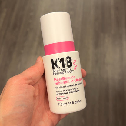 K18 HeatBounce Conditioning Heat Protectant 4oz NEW