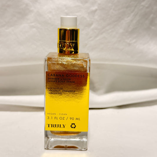 Truly Beauty Cabana Goddess Shimmer & Glow Body Serum - 3.1oz 90ml