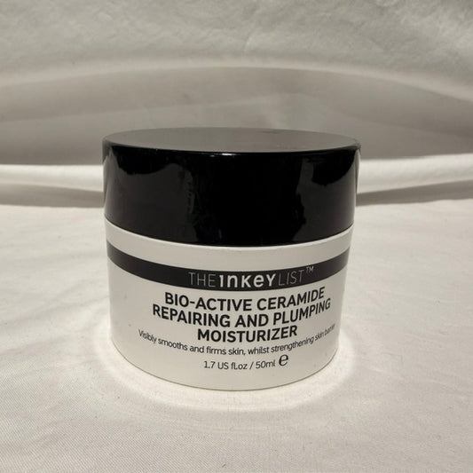 The Inkey List, Bio-Active Ceramide Repairing and Plumping Moisturizer 1.7oz NEW nobox