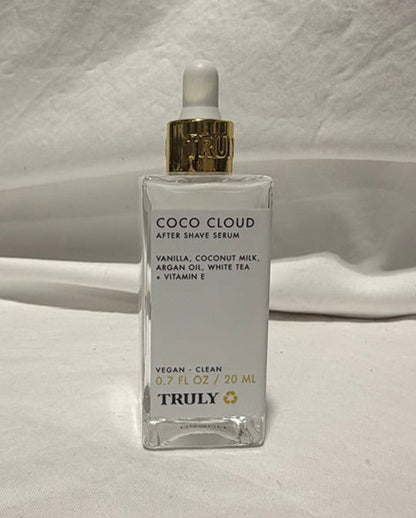 Truly Coco Cloud After Shave Serum - MINI Vanilla Coconut Milk - 0.7oz