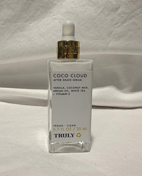 Truly Coco Cloud After Shave Serum - MINI Vanilla Coconut Milk - 0.7oz