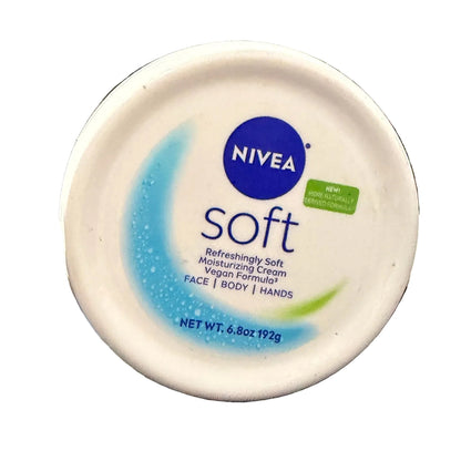 NIVEA Soft Refreshingly Soft Moisturizing Cream 6.8oz Jar