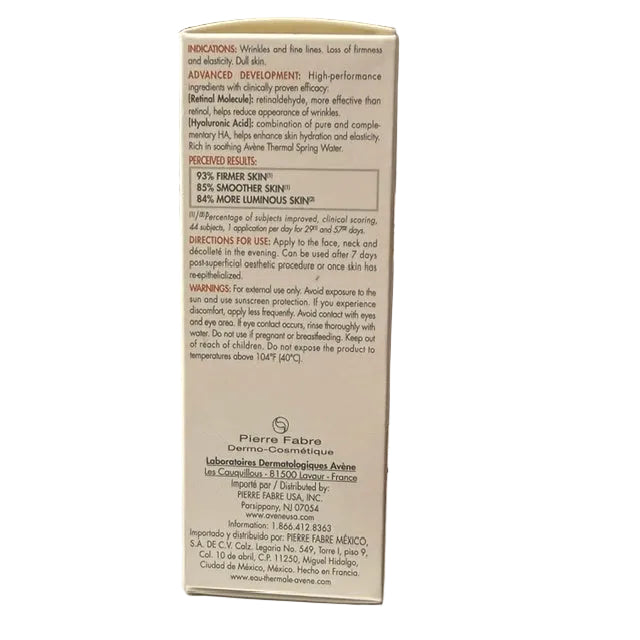 Avene Retrinal 0.1 Intensive Multi-Corrective Cream - 0.5oz | Exp: 8/2027