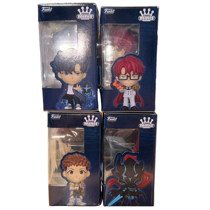 Funko Minis Solo Leveling - Full Set of 4 - Sung Jinwoo, Igris Choi, Jong-in, Yoo Jinho - NIB