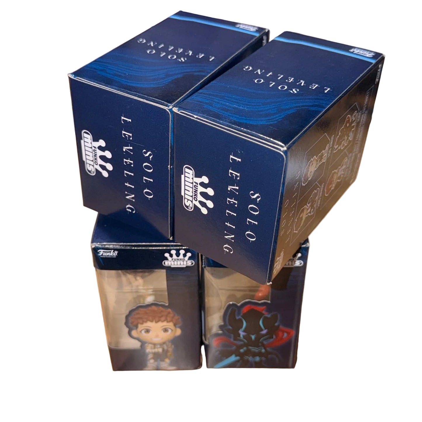 Funko Minis Solo Leveling - Full Set of 4 - Sung Jinwoo, Igris Choi, Jong-in, Yoo Jinho - NIB
