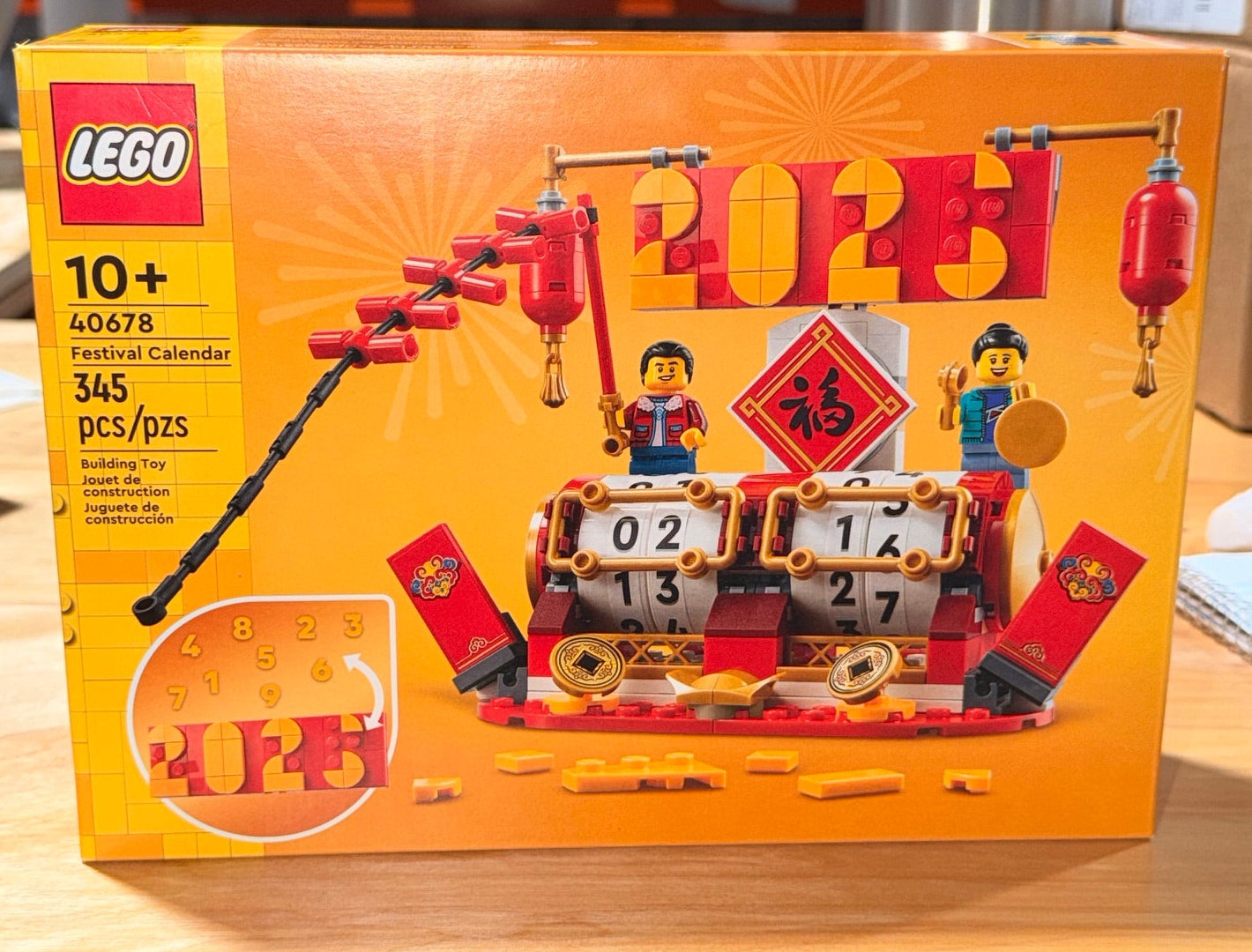 LEGO Festival Calendar - Lunar New Year Building Dragon Boat Festival with Calendar - #40678