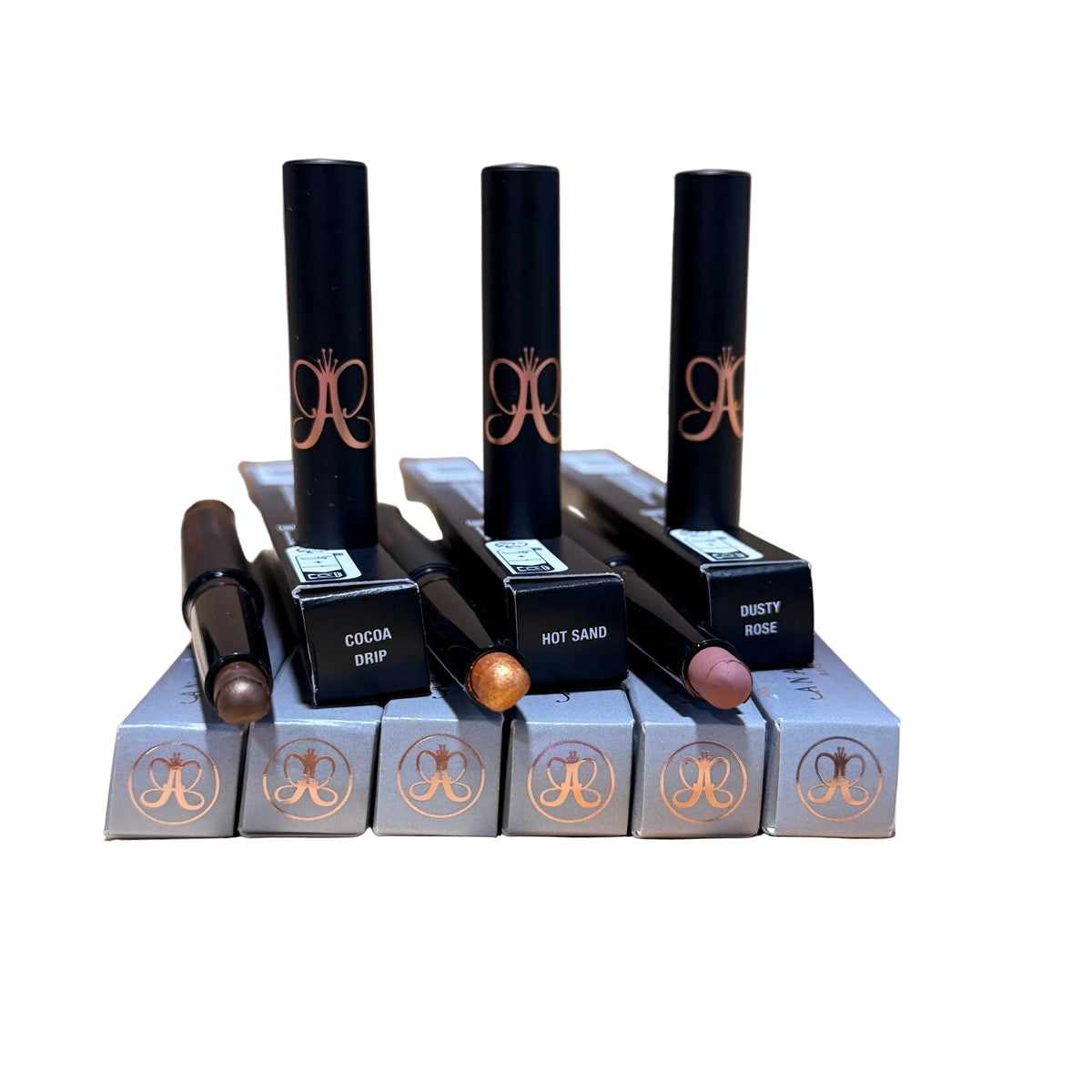 Anastasia Beverly Hills - GLIDR Shadow Stick - Waterproof - SET OF 3 (Cocoa Drip, Dusty Rose, Hot Sand)