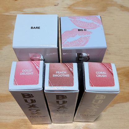 BUXOM Favorites Power Full-On™ Plumping Lip Glow Balm & Lip - SET OF 5