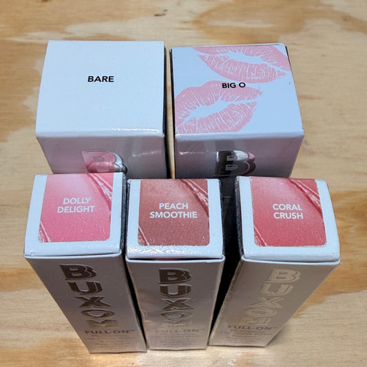 BUXOM Favorites Power Full-On™ Plumping Lip Glow Balm & Lip - SET OF 5