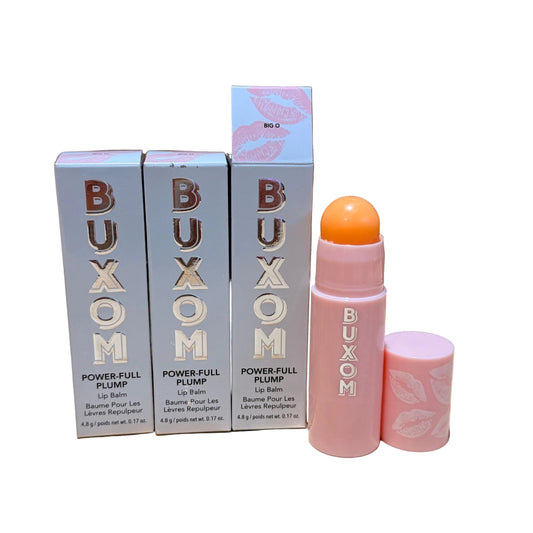 BUXOM Power-Full Plump Lip Balm - BIG-O - BUNDLE OF 3
